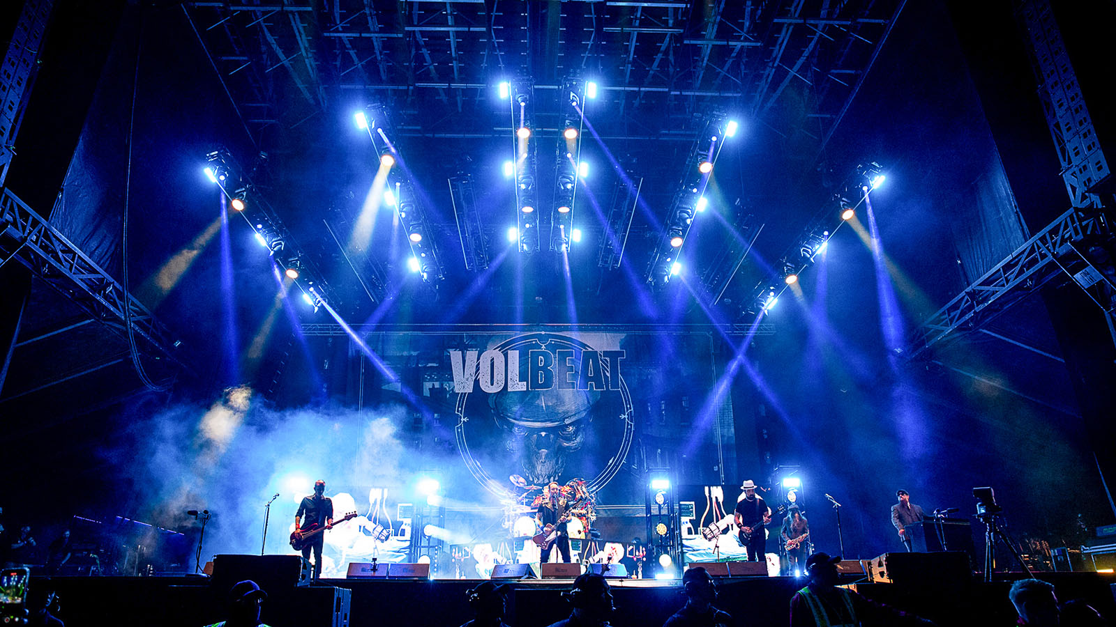 JDC1 und X4 Bars mit Niller Bjerregaard bei Volbeat-Show